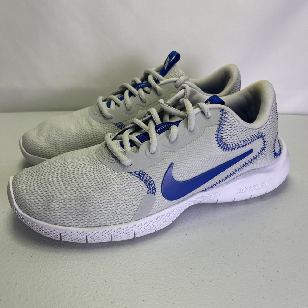Nike Flex Experience Run 9 Platinum Royal Blue CD0225-007 Men‎ 6.5 / Women 8